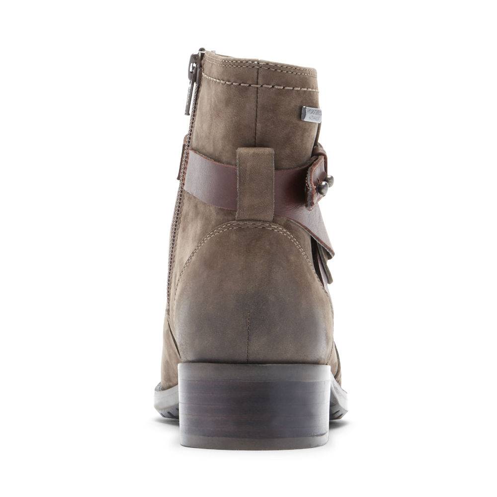 Rockport Støvler Dame Grå - Copley Waterproof Strap - ERUV70469